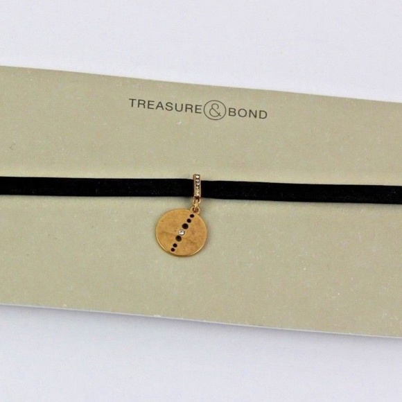 Treasure & Bond Jewelry - Treasure & Bond Choker Rhinestone and Brass Treasure & Bond Jewelry - Treasure & Bond Choker Rhinestone and Brass